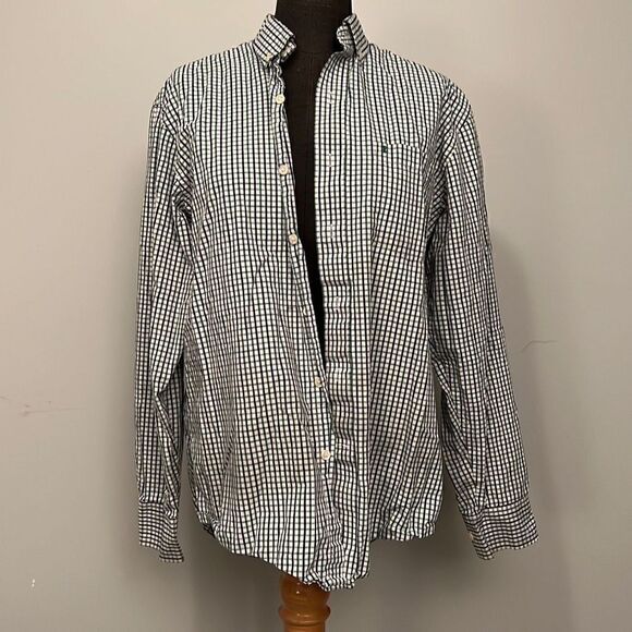 Izod Men's Multicolor Plaid  Long Sleeve Button Up Shirt - Picture 1 of 9